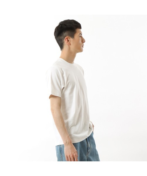 「HANES」 半袖Tシャツ M ホワイト メンズ