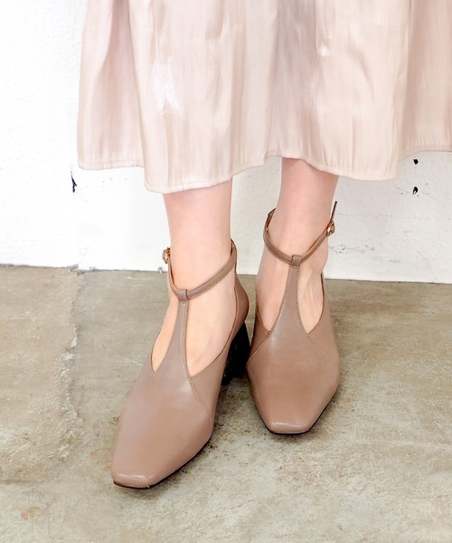 cava cava（サヴァサヴァ） パンプス ネックTストラップパンプス