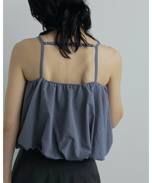 ANUKE アンヌーク Backopen Balloon Camisole 即納 anuke アンヌーク 2025FallWinter トップス Backopen Balloon