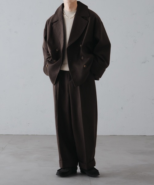 epnok テーラードジャケット MEDIUM ダークブラウン メンズ : ZOZOTOWN