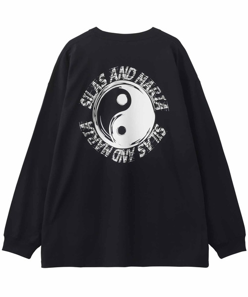 「SILAS」 長(zhǎng)袖Tシャツ L ブラック メンズ