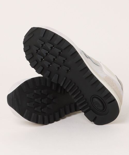 「New Balance」 ローカットスニーカー 24.5cm ライトグレー レディース