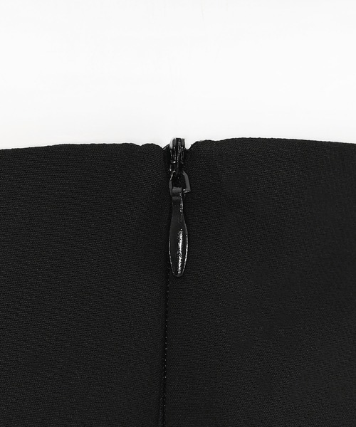 ドゥロワー Drawer サテンフロントタックノースリーブブラウス 38 黄緑