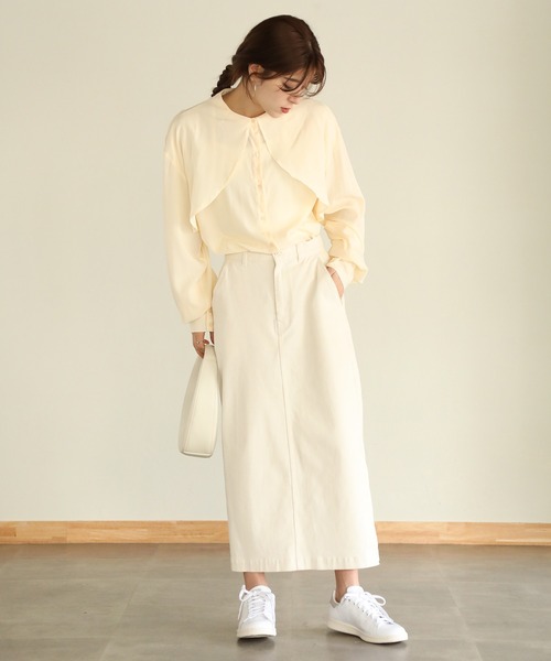 「aity」 長袖ブラウス M チャコールグレー レディース