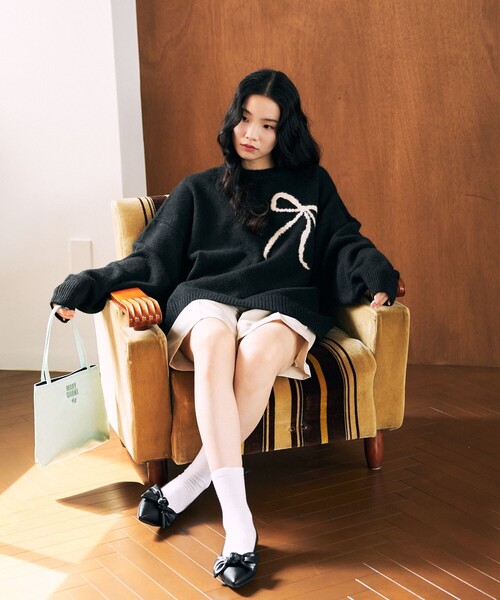 「FREAK'S STORE」 「ROVERETO」フラットパンプス 38 オフホワイト レディース