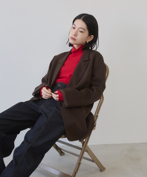 hunch（ハンチ） ジャケット テーラードジャケット ツイル/ストライプ