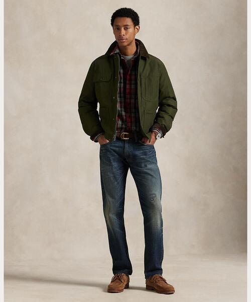 【新品未使用】 POLO RALPH LAUREN ニットフランネルワークシャツ クラシック チェック ブラッシュド フランネル ワークシャツ