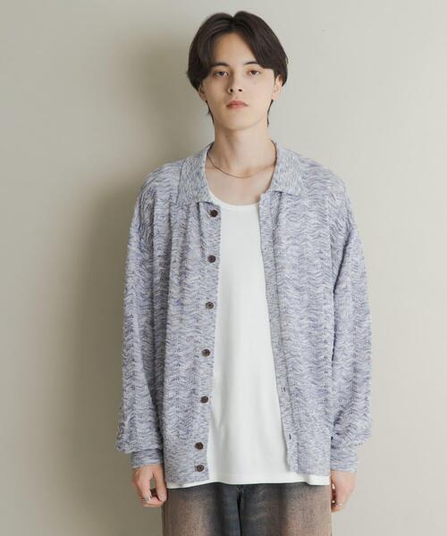 SENSE OF PLACE by URBAN RESEARCH カーディガン ミックスニット 