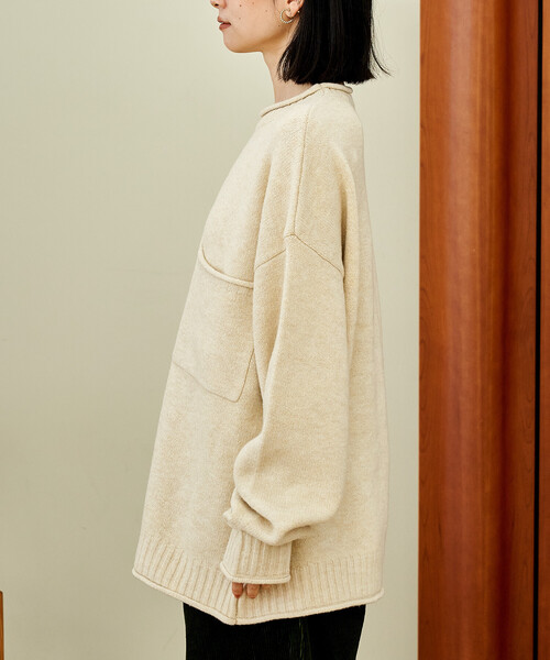 専用❤みかん♥超暖か⭐ゆったり大人サイズ☆Wボア★ネックウォーマー⭐キャラメル 楽天市場】ニット セーター レディース トップス 長袖 Vネック