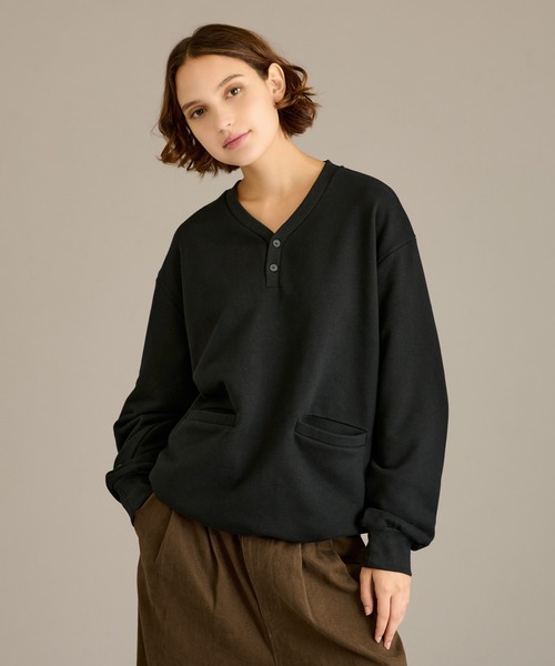 WETTEMPT トレーナー スウェット HENRY NECK SWEAT / ヘンリーネック