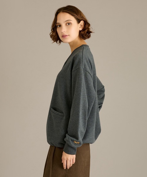 HOWIE clothing ヘンリーネック　スウェット　カーキ HOWIE clothing ヘンリーネック スウェット カーキ 楽天市場