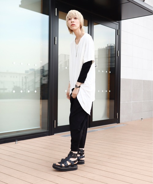 「rovtski」 「brillante」半袖カットソー FREE ブラック レディース_画像3