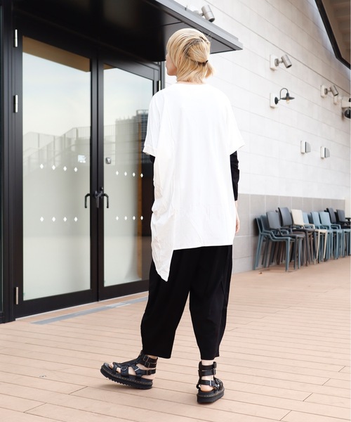 「rovtski」 「brillante」半袖カットソー FREE ブラック レディース_画像4