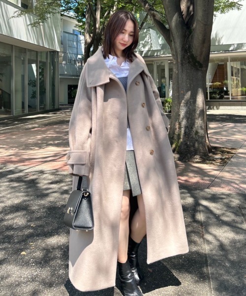 【人気】FRAY I.D フレイアイディ バルマカン ロング コート アイボリー 人気】FRAY I.D フレイアイディ バルマカン ロング コート アイボリー