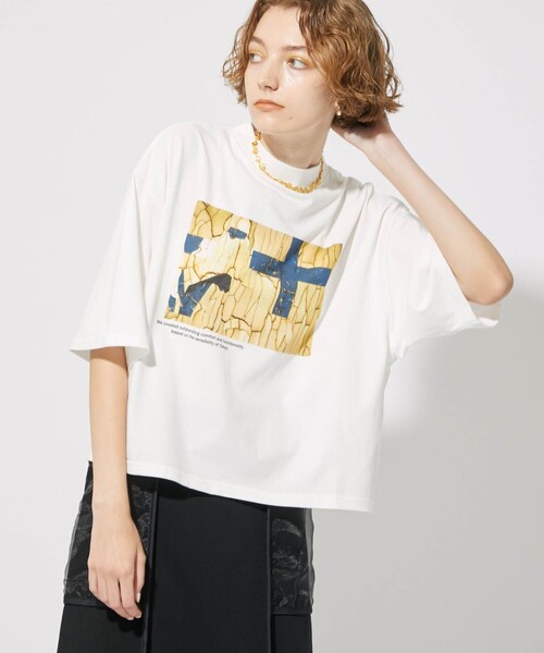 「CITY TOKYO」 半袖カットソー FREE ブラック レディース_画像3