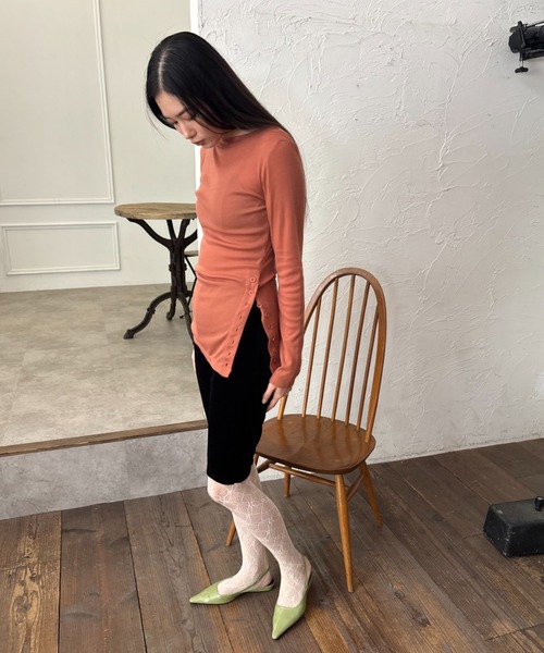 FUULLY STUDIO ハーフパンツ パンツ ベロアバイカーパンツ レディース