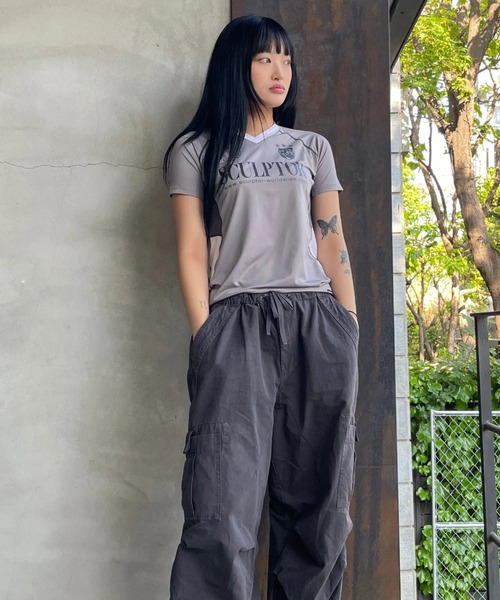 「SCULPTOR」 半袖Tシャツ SMALL ピンク レディース_画像8