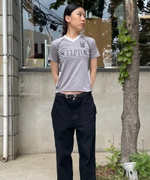 「SCULPTOR」 半袖Tシャツ SMALL ピンク レディース_画像9
