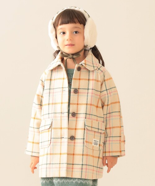 BEAMS mini（ビームス ミニ） コート アウター チェック柄 コート