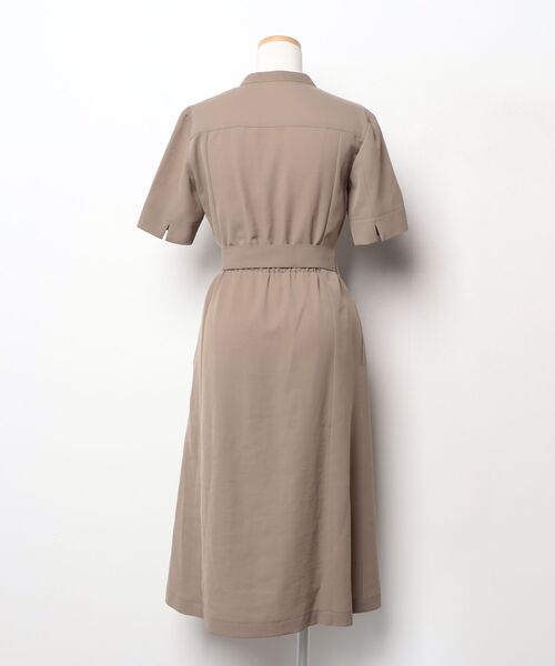 「23区」 半袖ワンピース 36 グリーン レディース_画像2