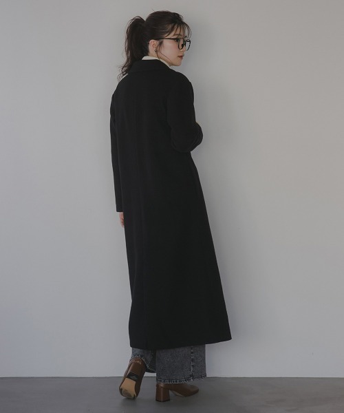 slattgir（スラットジール） コート チェスターコート 高身長 ニット
