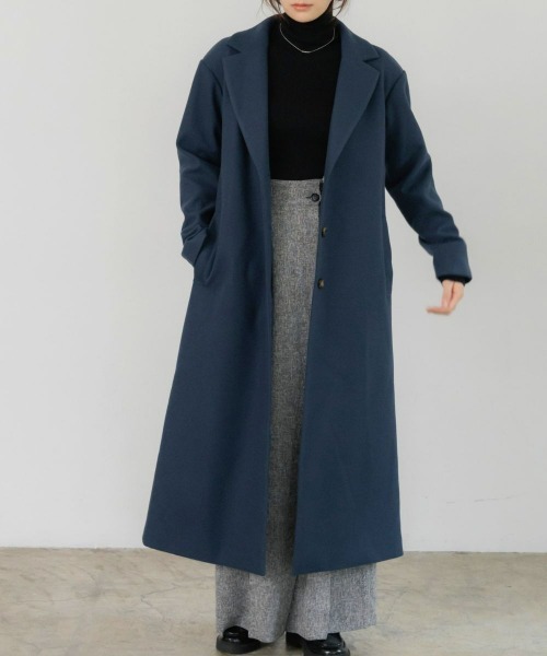 slattgir（スラットジール） コート チェスターコート 高身長 ニット
