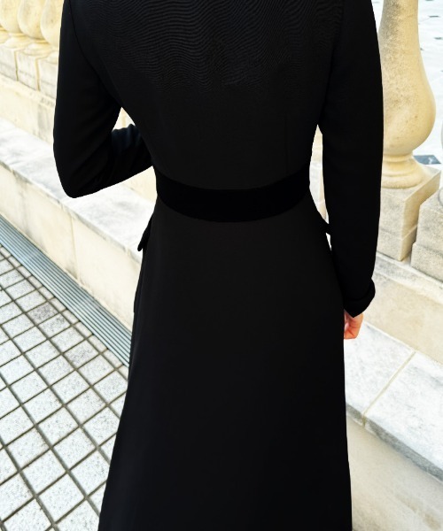 JENNE 長袖ワンピース S JENNE」 長袖ワンピース SMALL ブラック レディース : ZOZOTOWN Yahoo