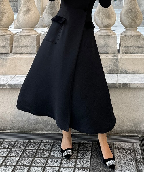JENNE」 長袖ワンピース SMALL ネイビー レディース : ZOZOTOWN Yahoo