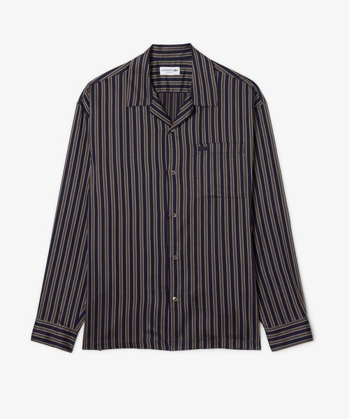 LACOSTE（ラコステ） シャツ マルチストライプオープンカラーシャツ