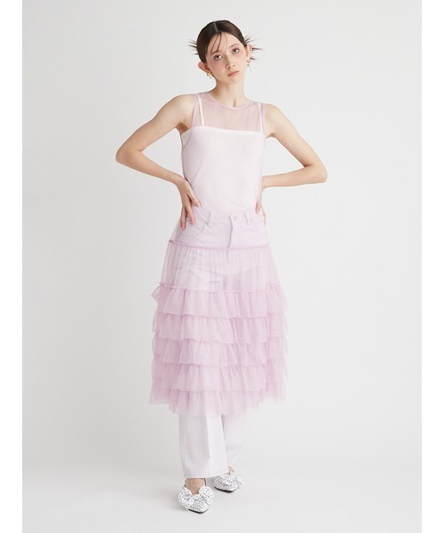 「FURFUR」 ノースリーブワンピース FREE ブラック レディース_画像7