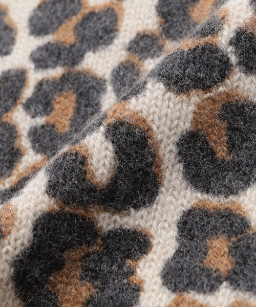 Spick＆Span（スピック アンド スパン） ニット セーター レオパード