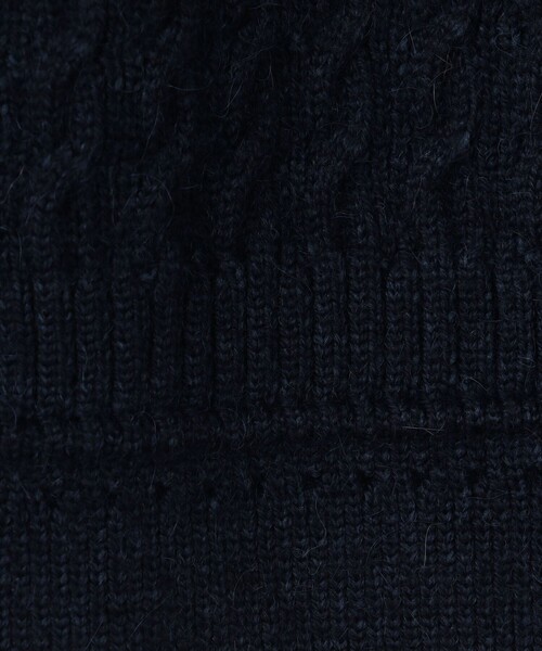 カーディガン TOMORROWLAND tricot アルパカポリエステルケーブル Vネックカーディガン メンズ