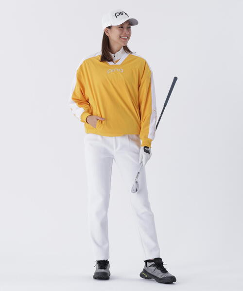 パンツ 「PING APPAREL」全方向ストレッチ ニットコーデュロイテーパードパンツ 「LADIES LINE」 (LADIES) レディースの画像