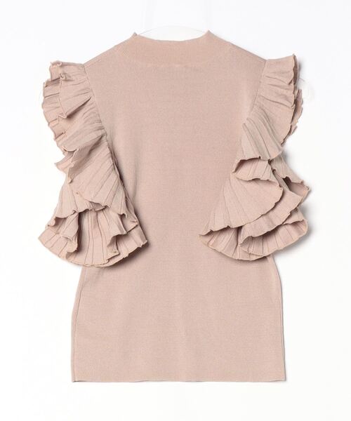 「RESEXXY」 ノースリーブニット FREE ベージュ レディース_画像2