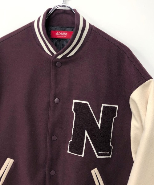 「ADMIX/ATELIER SAB MEN」 スタジャン 52 ブラック メンズ_画像4