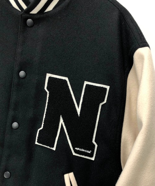 「ADMIX/ATELIER SAB MEN」 スタジャン 52 ブラック メンズ_画像5