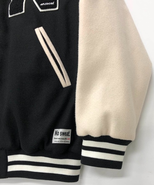 「ADMIX/ATELIER SAB MEN」 スタジャン 52 ブラック メンズ_画像8