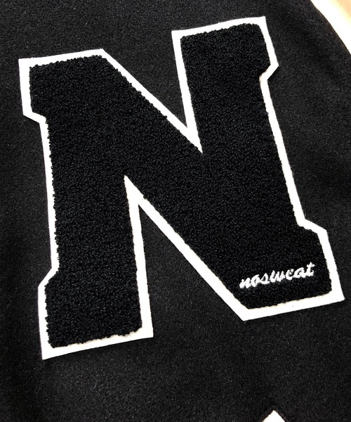 「ADMIX/ATELIER SAB MEN」 スタジャン 52 ブラック メンズ_画像9