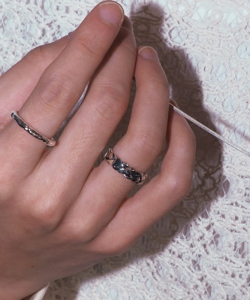 whoseA（フーシー） 指輪 リング 「silver925」KnitRing2 / ニット