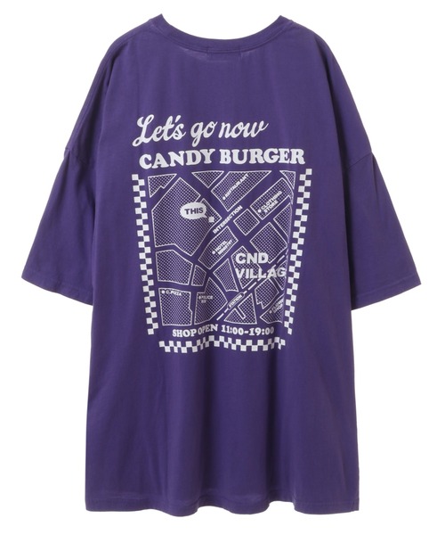 「Candy Stripper」 半袖Tシャツ 2 ブラック レディース_画像4
