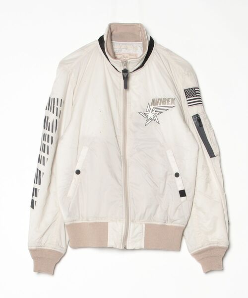 AVIREX（アヴィレックス） ブルゾン MEDIUM ホワイト メンズ