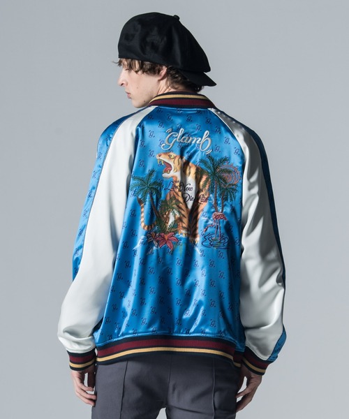 「glamb」 スカジャン S ブラック メンズ_画像3