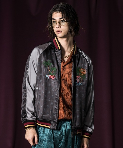 「glamb」 スカジャン S ブラック メンズ_画像6