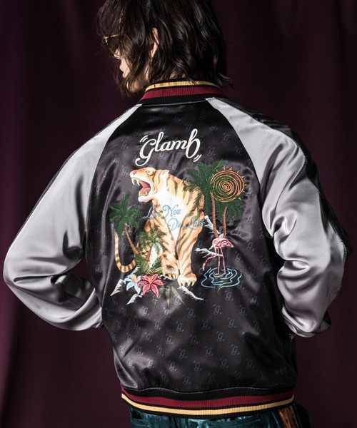 「glamb」 スカジャン S ブラック メンズ_画像7