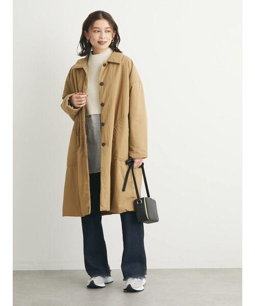 「Green Parks」 「chocol raffine robe」コート FREE ベージュ レディース_画像3