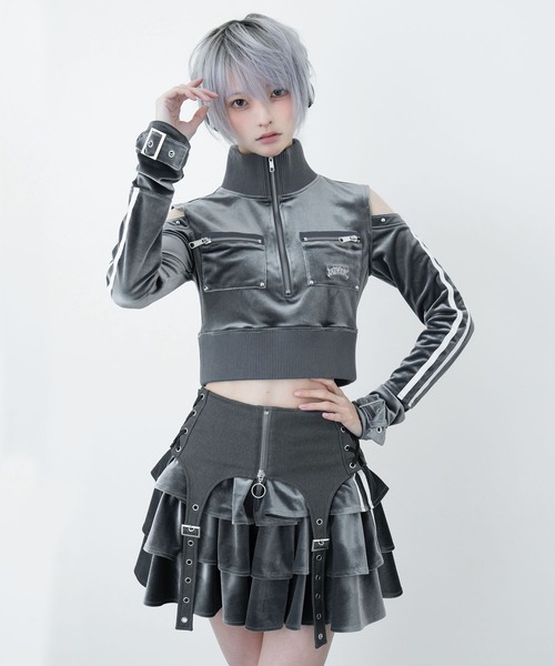 LAZYSLAY tシャツ ベロアライントップス レディース : ZOZOTOWN Yahoo