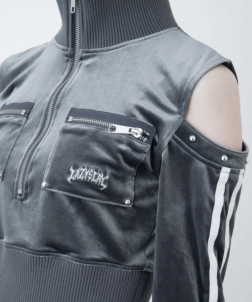 LAZYSLAY tシャツ ベロアライントップス レディース : ZOZOTOWN Yahoo