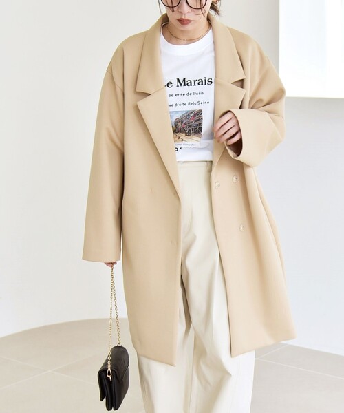 HARUNOBUMURATA チェスターコート 36 グレージュ HARUNOBUMURATA（ハルノブムラタ） コート チェスターコート