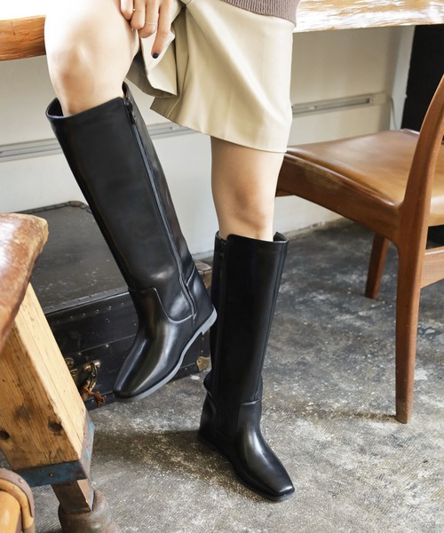 「SESTO」 ロングブーツ S ブラック レディース_画像7