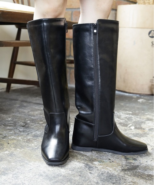 「SESTO」 ロングブーツ S ブラック レディース_画像9